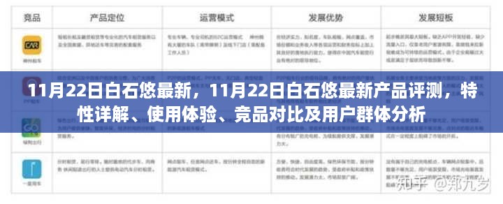 白石悠最新产品评测报告，特性详解、使用体验、竞品对比及用户群体深度解析