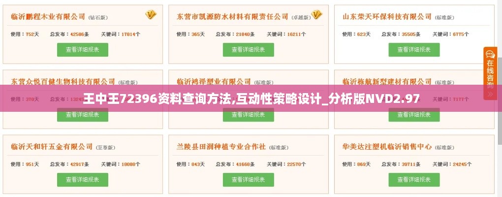 王中王72396资料查询方法,互动性策略设计_分析版NVD2.97