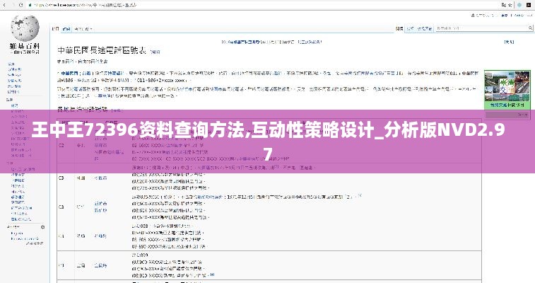 王中王72396资料查询方法,互动性策略设计_分析版NVD2.97