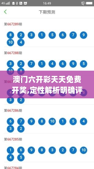 澳门六开彩天天免费开奖,定性解析明确评估_创造力版EUF9.58